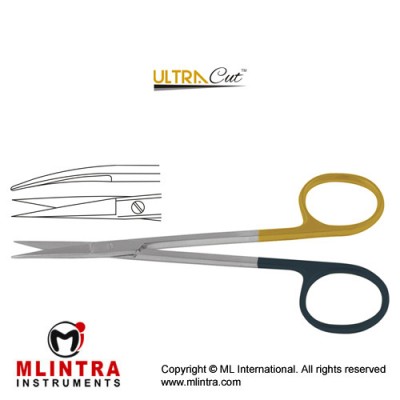 XTSCut™ TC Iris Scissor Curved Stainless Steel, 11.5 cm - 4 1/2"